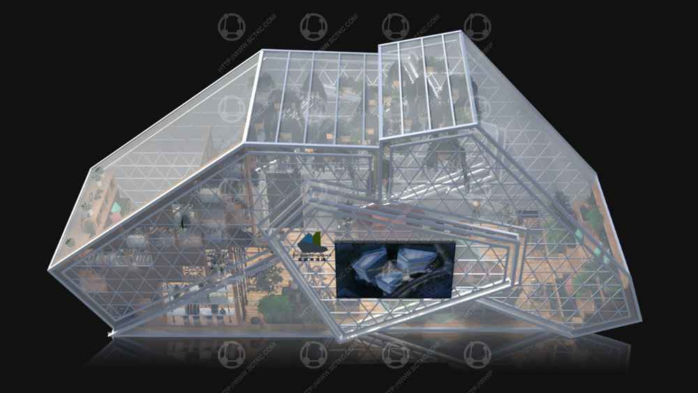 展覽展示-西甯海湖新區(qū)金座文創基地售樓部展廳