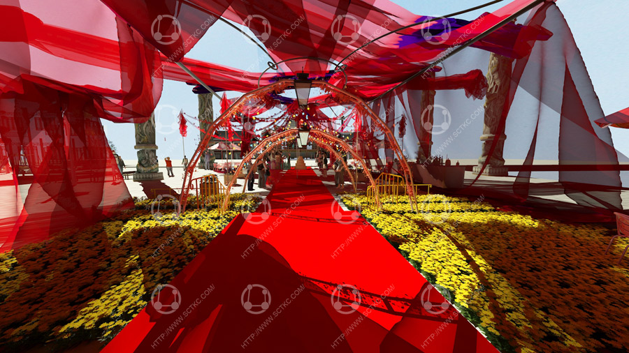 李白詩歌(gē)小鎮街(jiē)道包裝