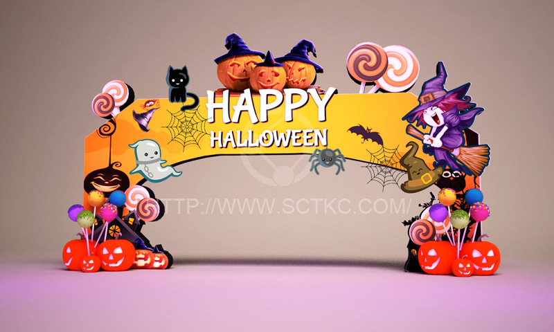 武侯萬聖節美(měi)陳展示